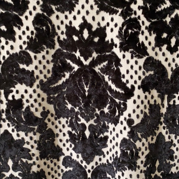 Free People Nude and Black Velvet Lace Dress - Picture 9 of 10